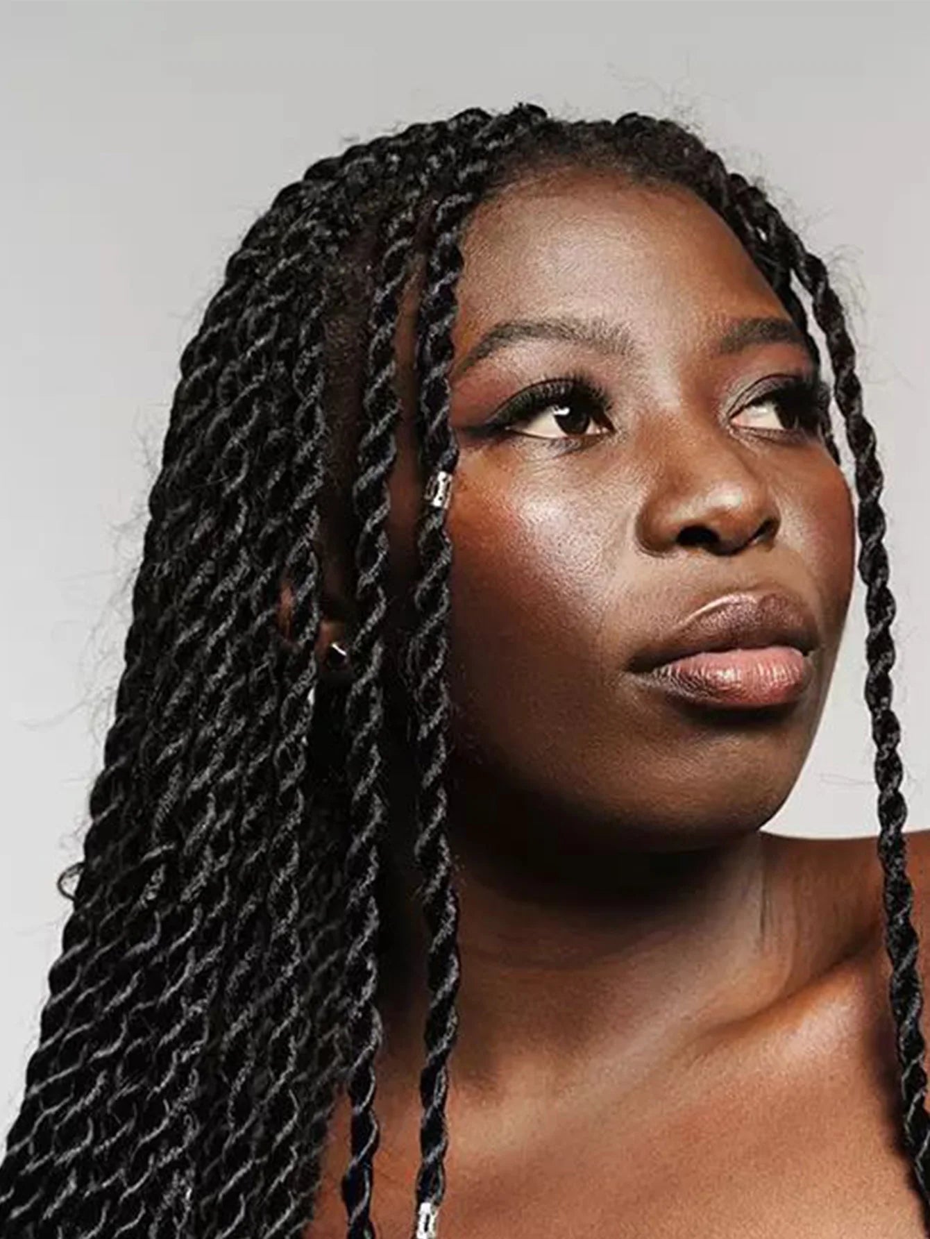 Perruques tressées sénégalaises pour femmes noires Perruques synthétiques complètes à dentelle frontale Tresses sans nœuds Passion Twists Cheveux 36'' 40''