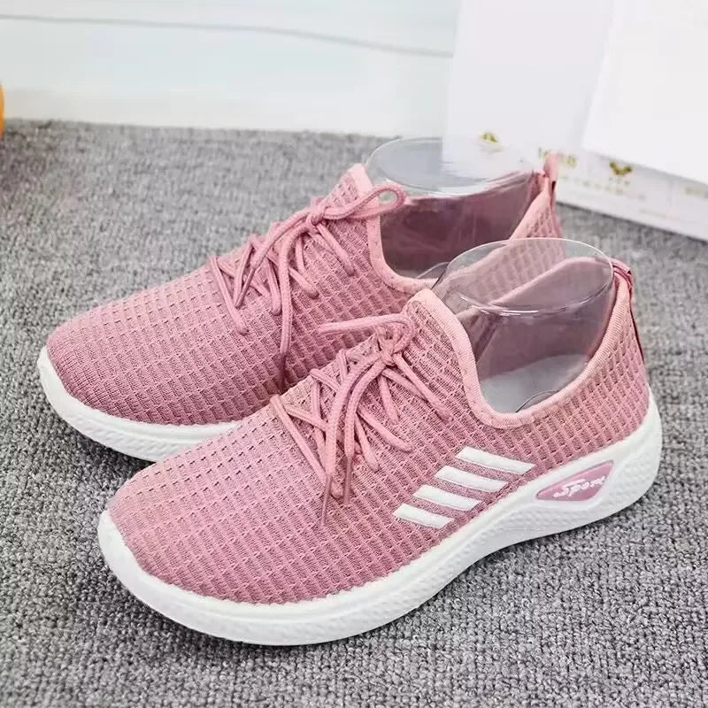 NUEVAS Zapatillas de Coco de Moda para Mujer, Deportivas, Transpirables, con Malla de Suela Blanda, Ligeras e Informales