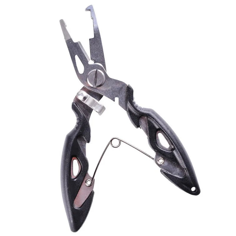 Alicates de pesca Herramientas Accesorios para bienes Alicates de aparejos Tornillo de banco Tijeras para tejer moscas Juego de trenzas Pinzas para pescado Multifunción