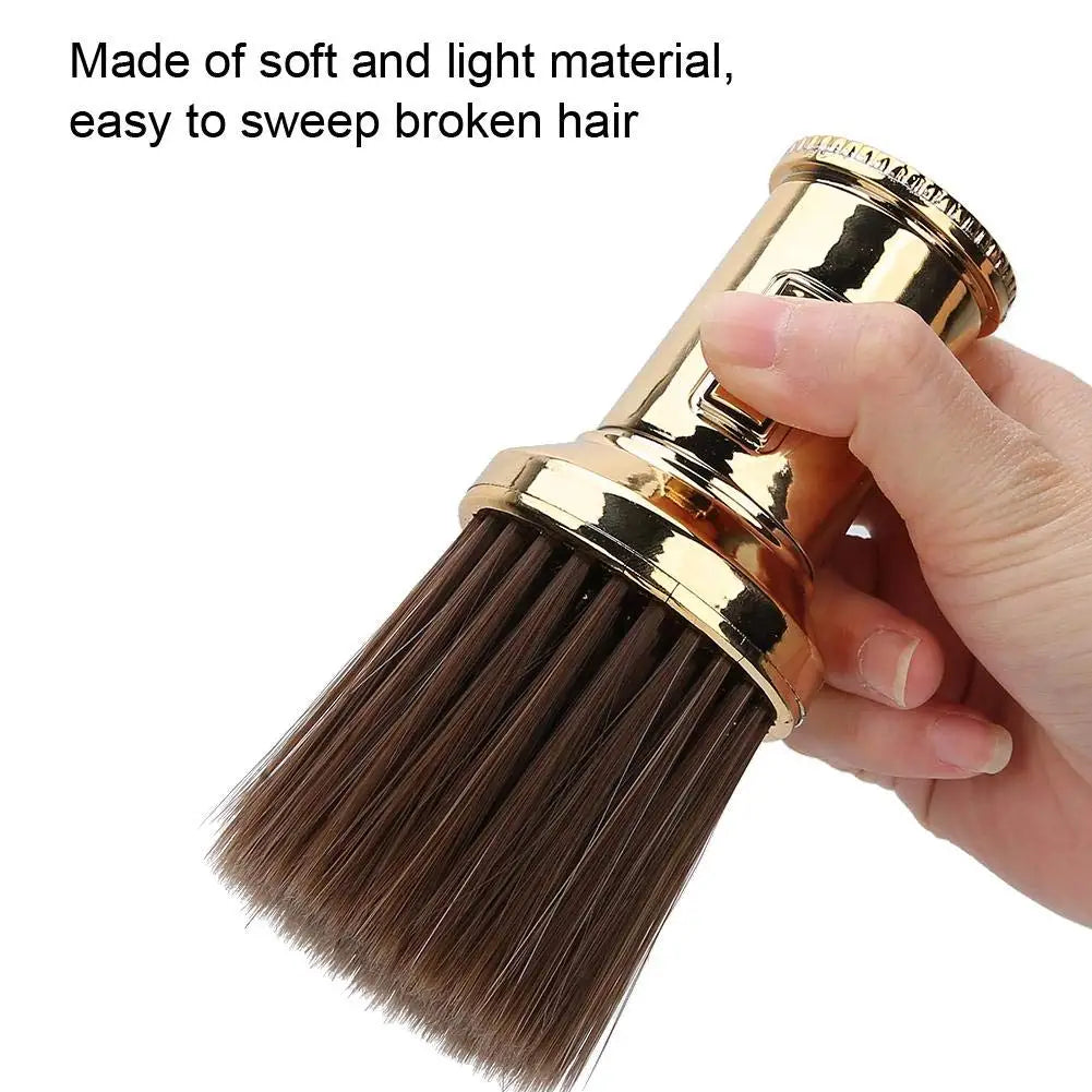 Cepillos de cuello para barrer el cabello de peluquero profesional, cepillo quita-polvo facial para peluquería, accesorio para herramientas de corte de pelo de barbería