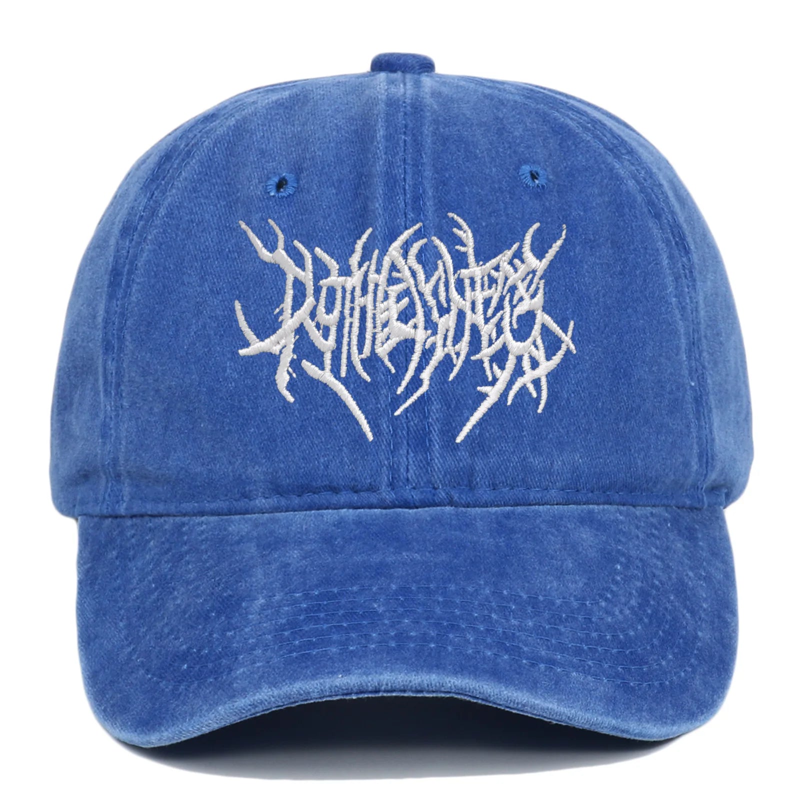Casquette de baseball tendance brodée de style rock avec logo unique