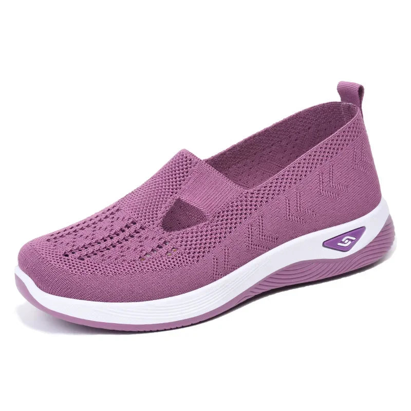 Damesko Sommer Uformelle Sneakers Pustende Netting Tykk Såle Rimelig Gratis Frakt