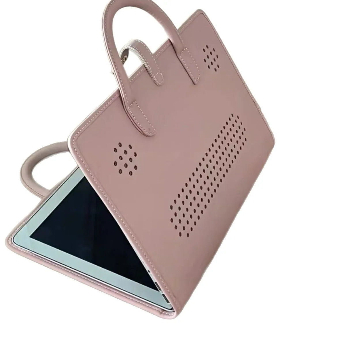 Pink Laptop Handbag Outdoor Portable Computer Protective Case Laptop Bag Tablet Protective Case with Heat Dissipation Hole New