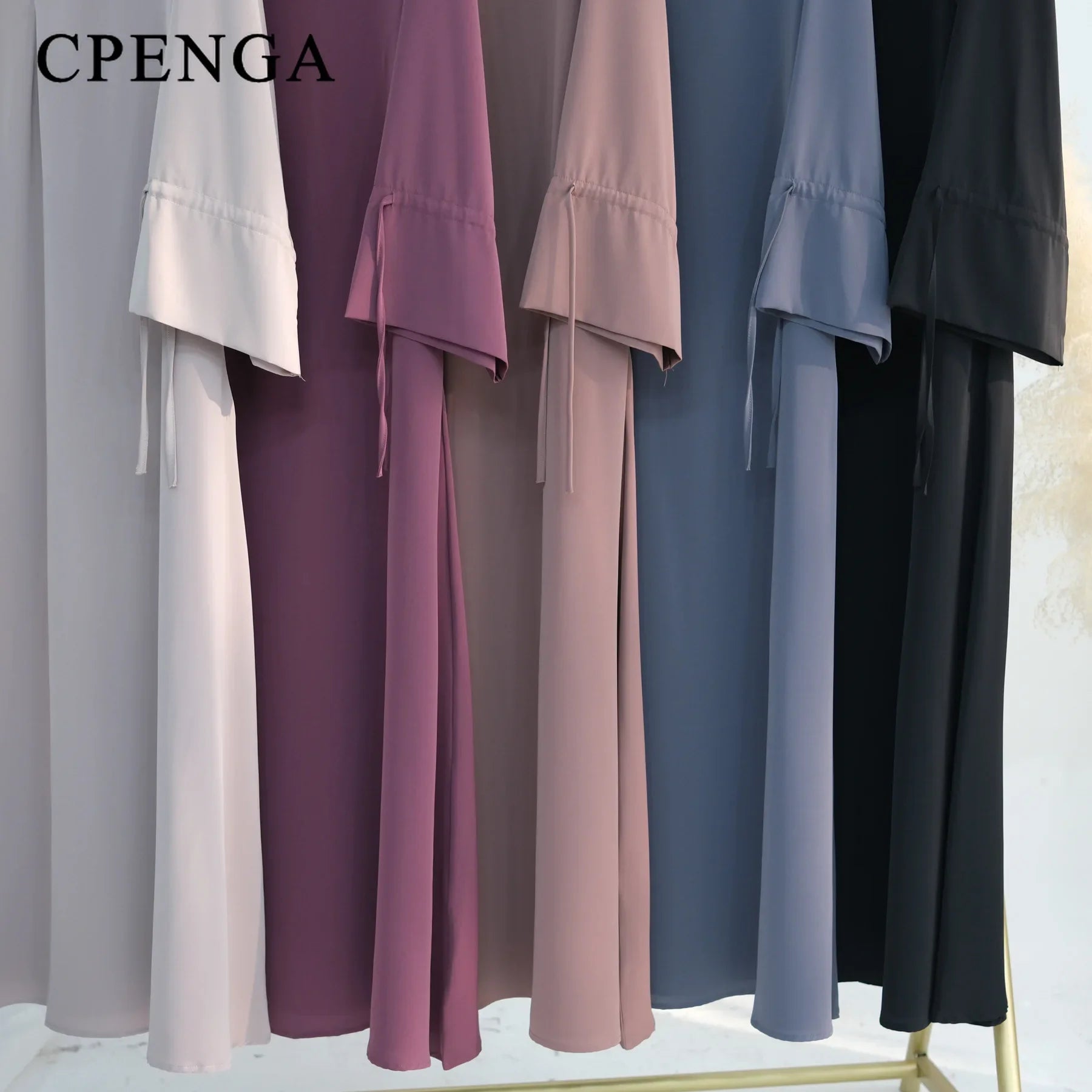 Ramadán Árabe Mujeres Musulmanas Vestido Modesto Elegante Abaya Lisa de Dubái Ropa Islámica para Iglesia Moda Turca Suelta Túnica Lisa