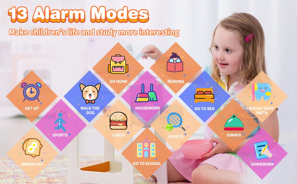 Montre intelligente de jeux pour enfants de 5 à 12 ans, cadeaux pour enfants avec 26 jeux amusants, prise de photos, lecteur de musique, podomètre, lampe de poche, etc.