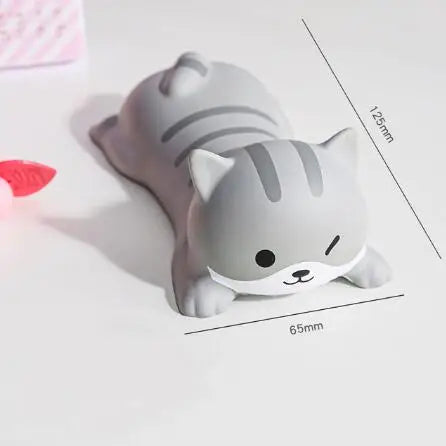 Nuevo y bonito soporte de muñeca para ratón, reposabrazos para ordenador portátil, escritorio ergonómico, juguetes Kawaii de aumento lento