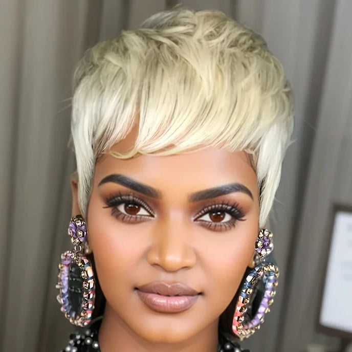 Blonde Pixie Wig
