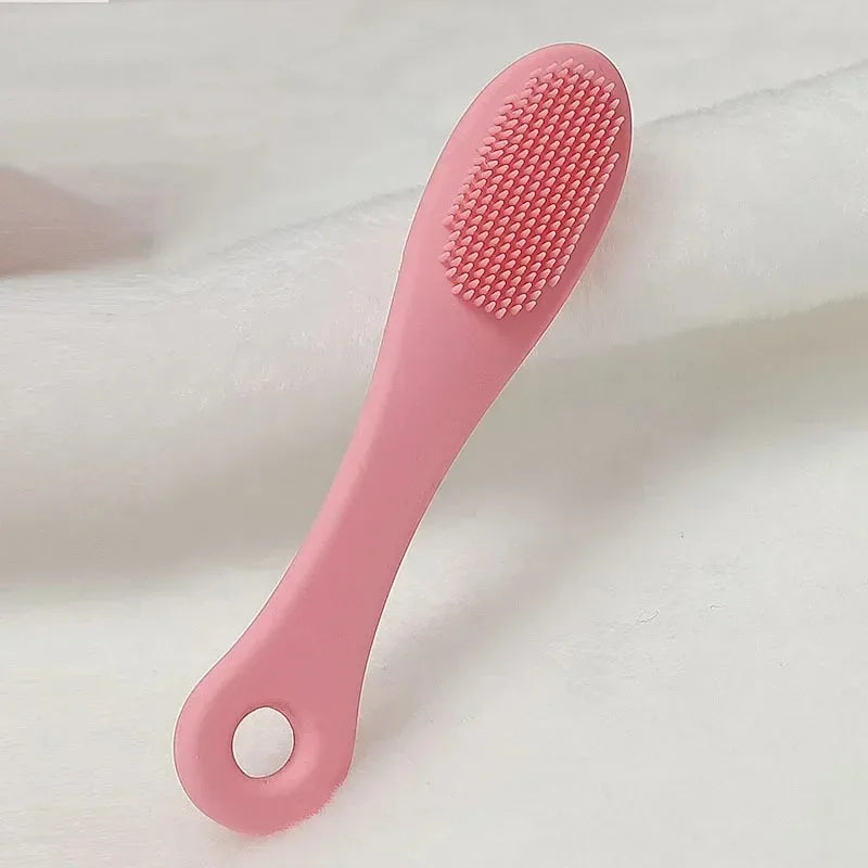 Cepillo de limpieza facial de silicona con forma de dedo, limpiador facial, limpiador de poros, exfoliante, cepillo de lavado facial, herramienta para el cuidado de la piel de la mujer