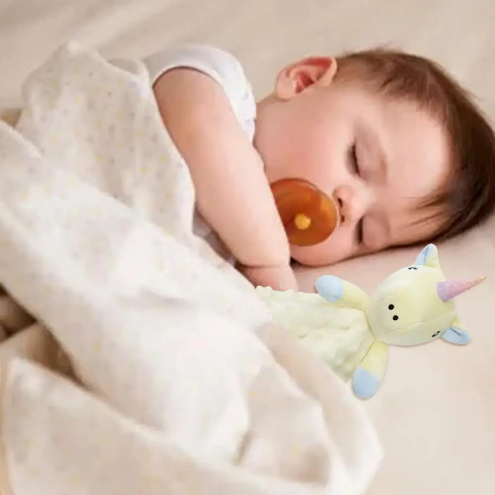 Manta de seguridad de peluche para niña, manta de peluche suave para niños, juguete de peluche unisex para niños y niñas