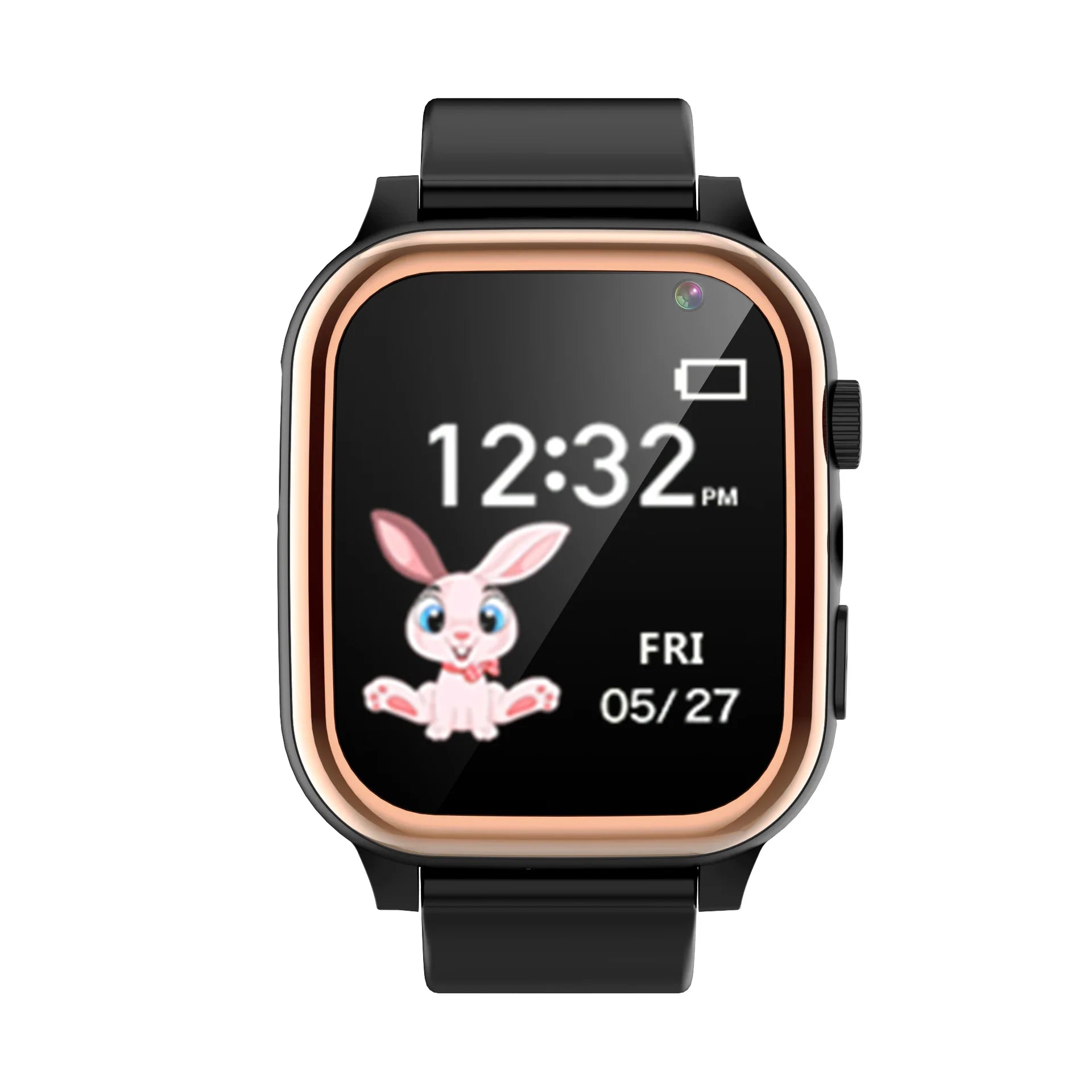 Montre connectée pour enfants, écran tactile HD, lecteur de musique, caméra, 16 jeux de puzzle, podomètre, calculatrice, lampe de poche, montre 12/24 h