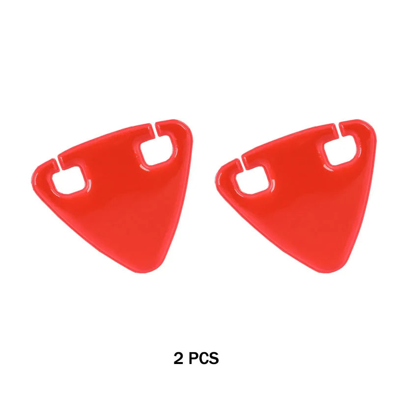 Lys sykkelreflektor bærbar landeveissykkelreflektor ultralett terrengsykkel TPU reflekterende trekantsykkeltilbehør