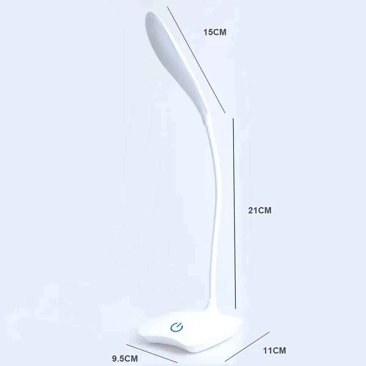 Lámpara de Escritorio LED de Lectura, Lámpara de Escritorio Portátil, Luz de Mesa con Carga USB, Atenuación Táctil, Protección Ocular para Estudiar, Iluminación para Habitación u Oficina