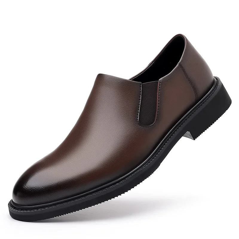 Zapatos formales italianos para hombre, zapatos de vestir de negocios de cuero para boda, zapatos Oxford para hombre, zapatos de oficina Scarpe Uomo Eleganti