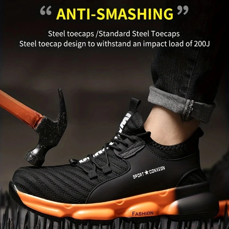 Zapatos de seguridad para hombre – Duraderos, transpirables y a la moda