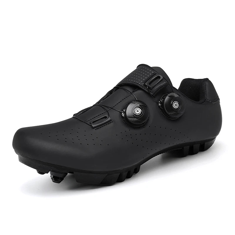 Zapatillas de Ciclismo MTB de Hombre, Botas de Ciclismo de Carretera Deportivas, Zapatillas de Velocidad Planas para Competición, Zapatillas de Montaña para Senderismo, Calzado de Bicicleta, Zapatillas de Ciclismo con Pedal SPD