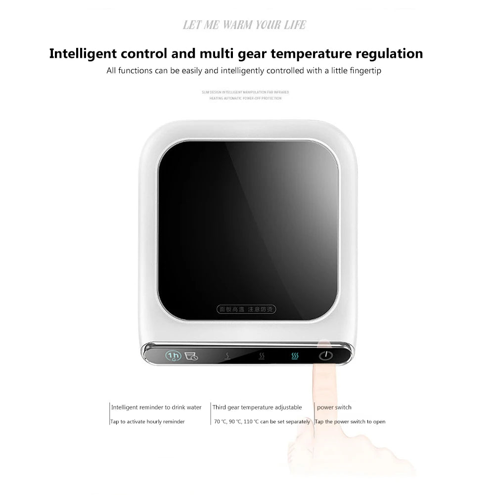 Coffee Cup Wamer Electric Mug Heater Constant Temperature 3 Gear Settings Keep Milk Tea Warm USB Heating Coaster for Home Office