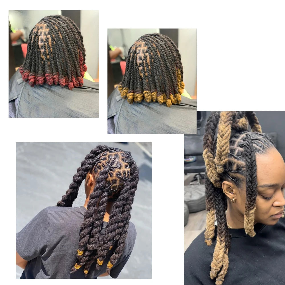 Locs Straight Crochet Braids Dreadlocks Synthetic Hair Extensions 20 Inch Goddess Locs Crochet Hair Soft Faux Locs Hair
