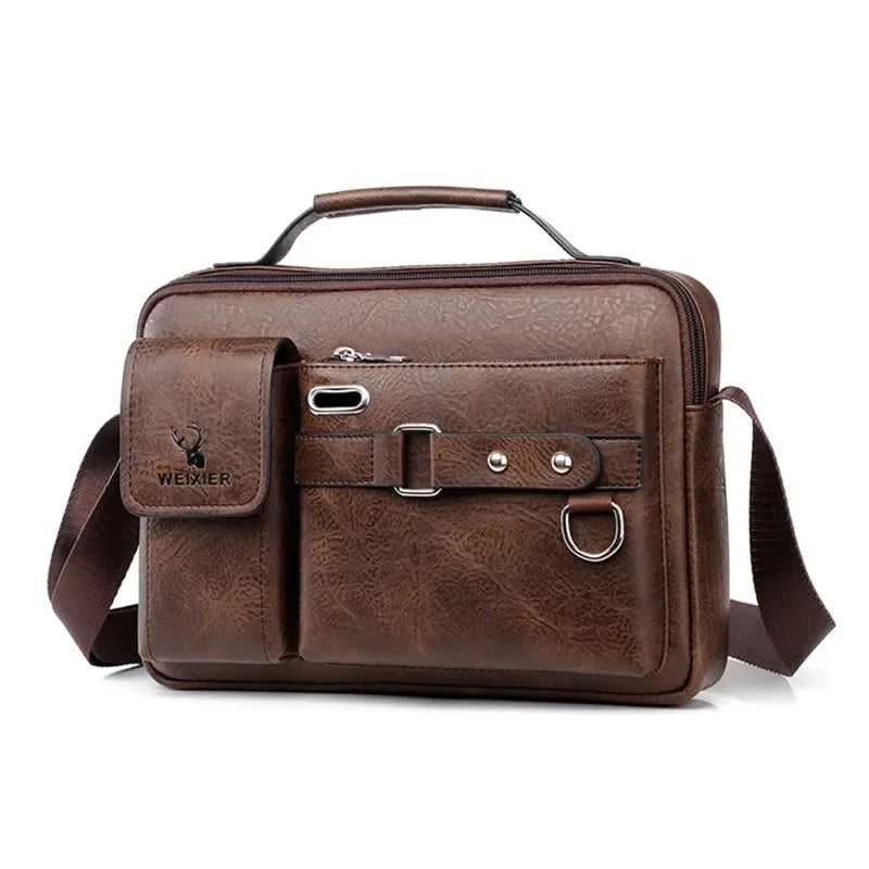 Bolsos Cruzados para Hombre Bolsos de Hombro Impermeables Multifunción Viaje Trabajo Negocios