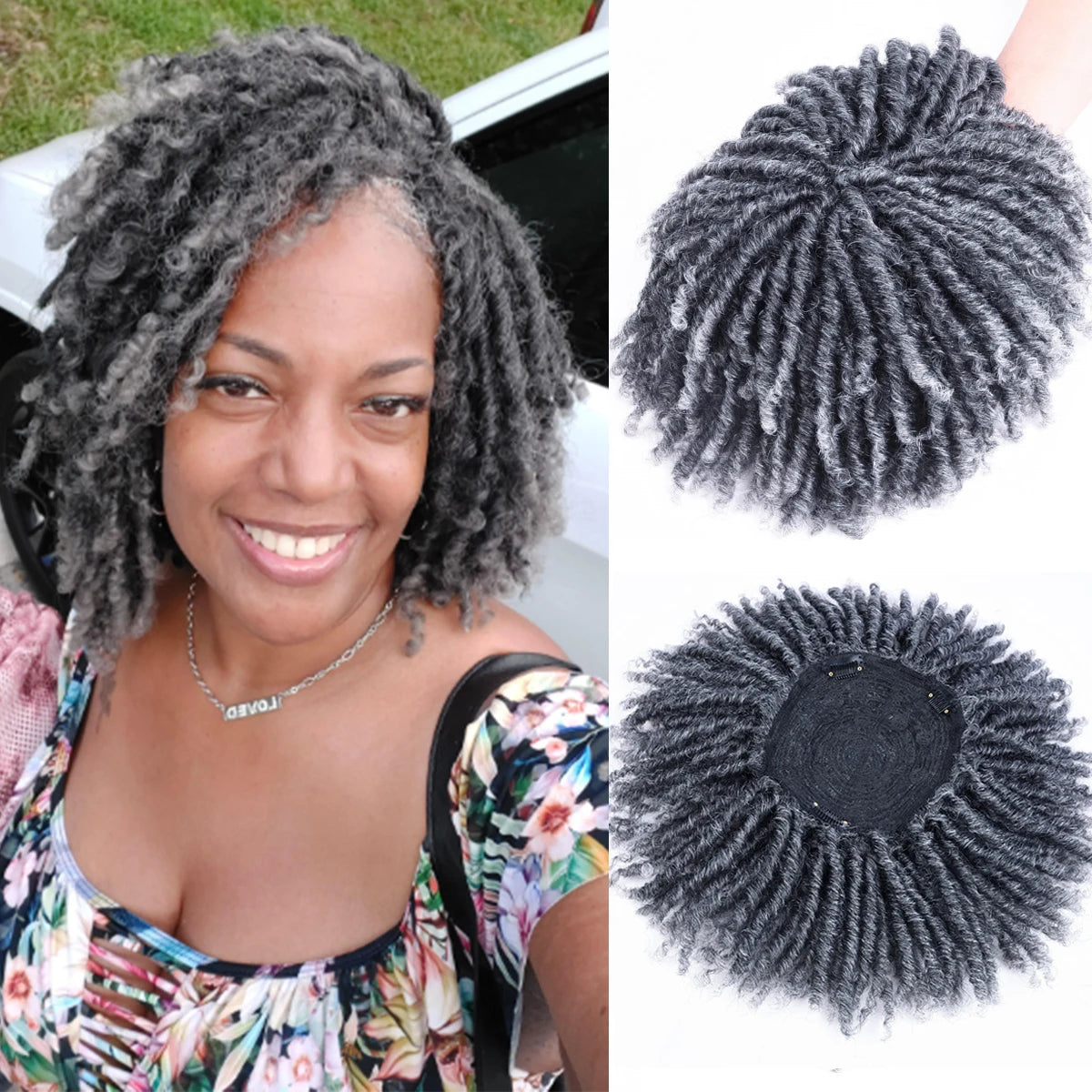Faux Locs Hair Topper