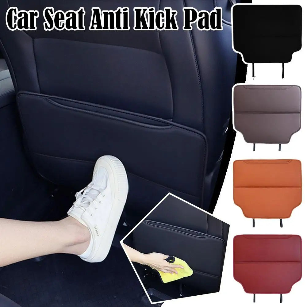 High Quality Car Seat Kid Protector PU Leather Car Seat Back Cover Protector for Kids Rear Car Car Kick Mat Pad Seat Protector