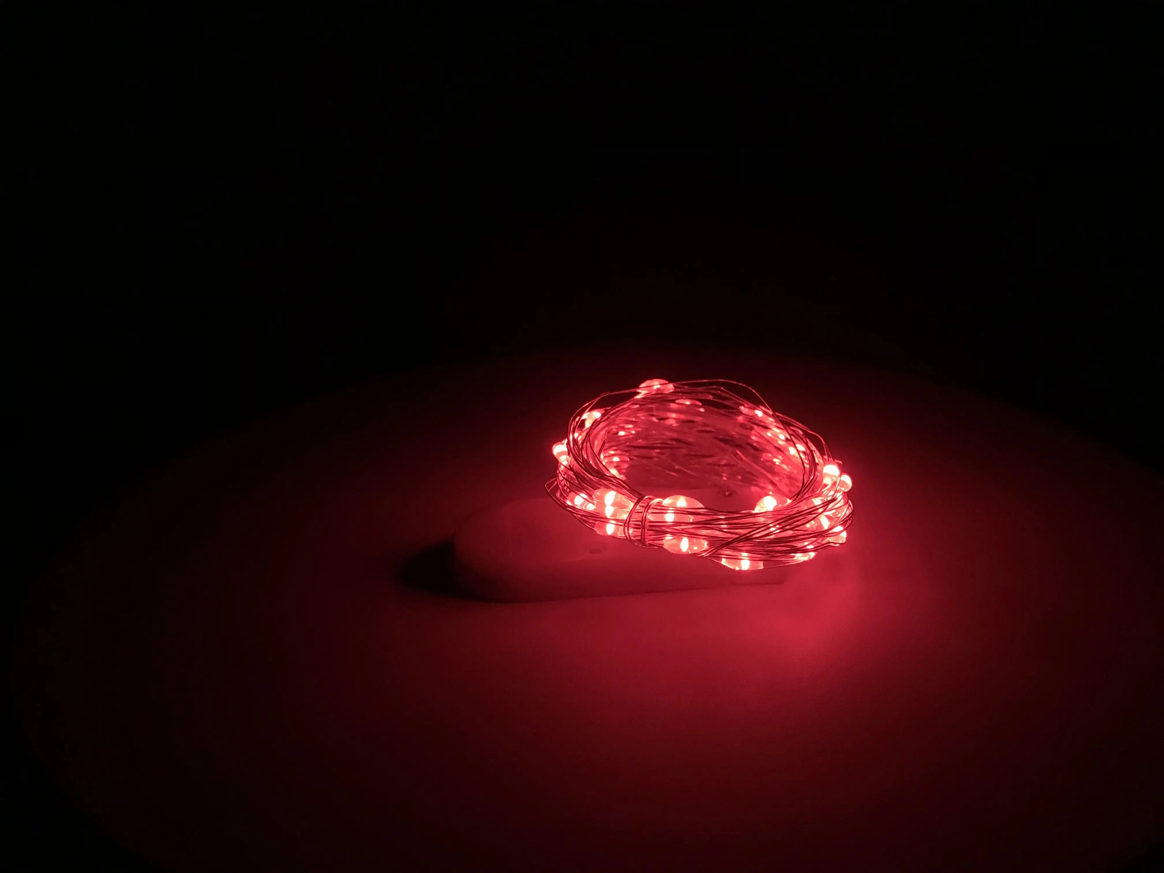 Luces LED de cadena, luz de noche, iluminación navideña, guirnalda de hadas de 1M, 2M, 3M, 5M, luz decorativa para Año Nuevo, boda, fiesta de cumpleaños