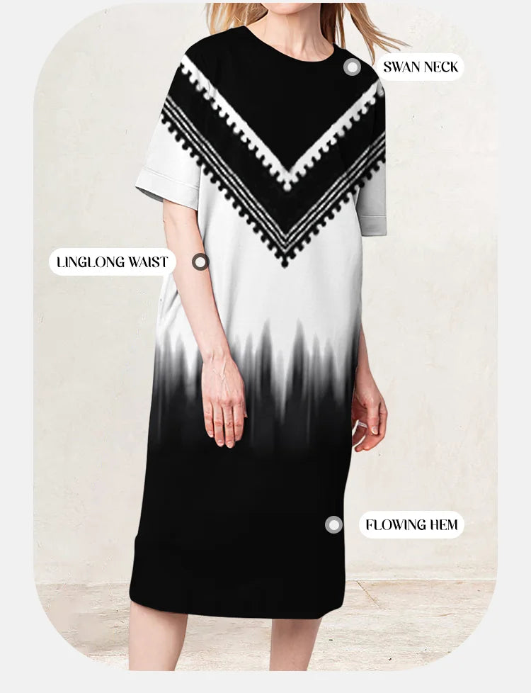 Vestido Elegante de Verano para Mujer – Tejido Suave y Fluido