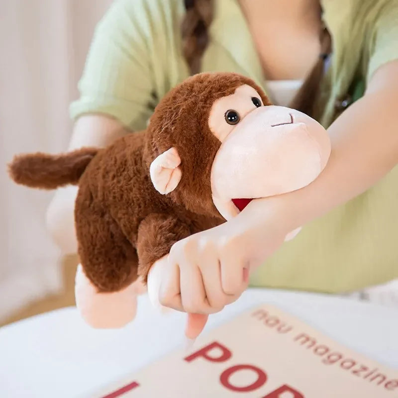 Peluches Animaux Jouets Main Doigt Histoire Marionnette Kawaii Poupées Éducatifs Bébé Jouets Canard Agneau Vache Chien Cheval Enfants Cadeau