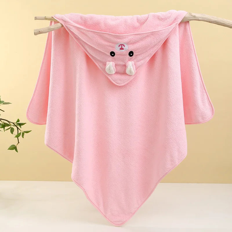 Linda Toalla de Baño para Bebé, Suave y Absorbente, Envoltura para Recién Nacidos, Mantas para Bebés Niñas y Niños