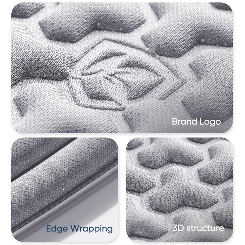 Funda de asiento de coche de verano 3D transpirable de seda helada, cojín de asiento de coche con diseño convexo, almohadillas protectoras de asiento de coche universales, alfombrilla de silla de coche