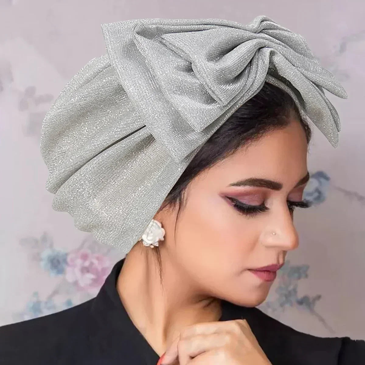 Women’s Sequin Knotted Turban – Elegant, Comfortable & Perfect for Any Occasion