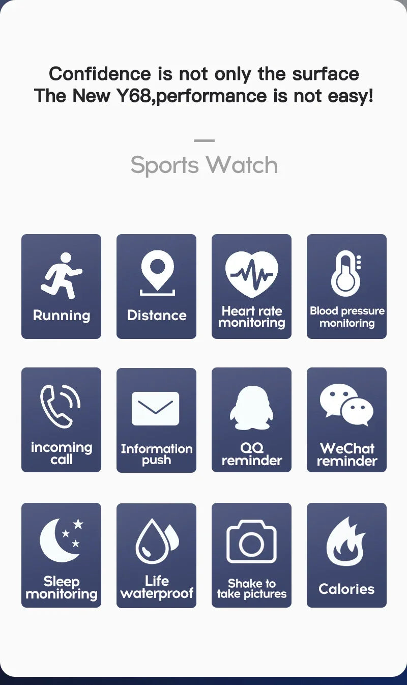 Reloj inteligente multifunción para hombres y mujeres, teléfono conectado por bluetooth, música, pulsera deportiva de fitness, monitor de sueño, smartwatch