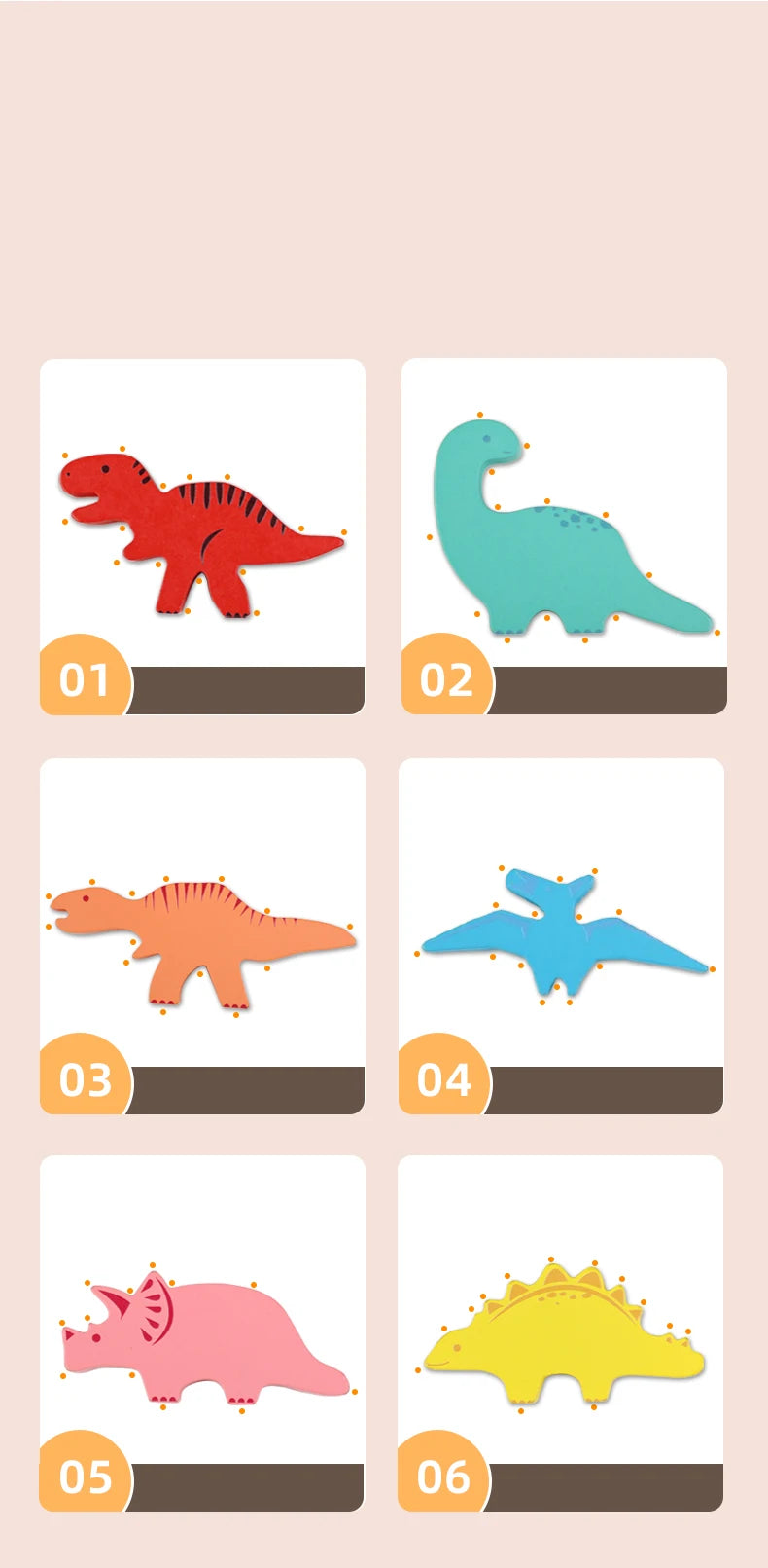 Juguetes de bloques de equilibrio de madera para niños, animales, dinosaurios, juegos de mesa de construcción de apilamiento alto, juguete Montessori de madera para niños, regalo