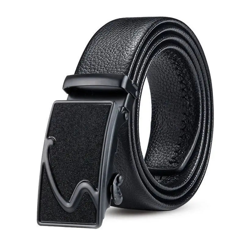 Automatic Buckle Leather Belt