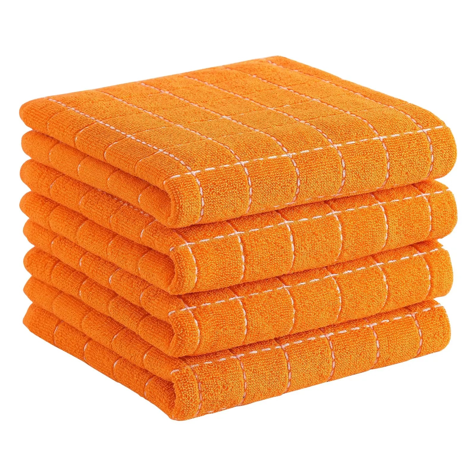 Torchons de cuisine en coton gaufré