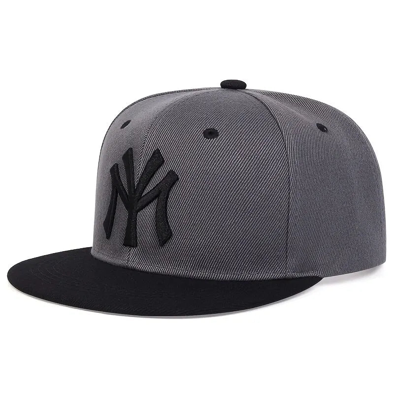Unisex bokstavbroderte hiphop-hatter utendørs justerbare casual baseballcapser solkremhatt