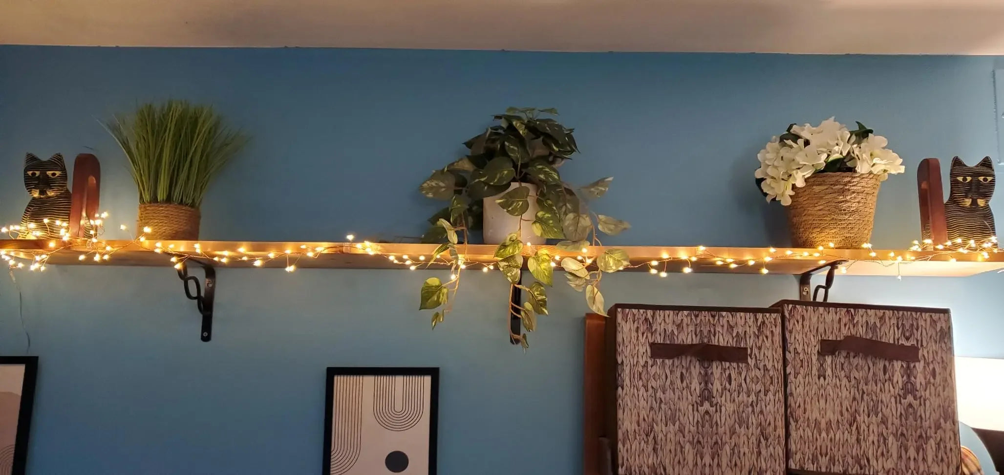 Decoración navideña Luces de cadena Adorno colgante de árbol de Navidad Suministros navideños para coronas de bricolaje Deshierbe en el hogar Interior Exterior