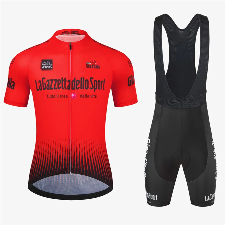 Tour Of Italy Ropa De Ciclismo Maillot Conjunto De Verano Bicicleta De Carretera De Manga Corta Ropa De Ciclismo Hombre Conjunto De Maillot Mtb Ropa Deportiva
