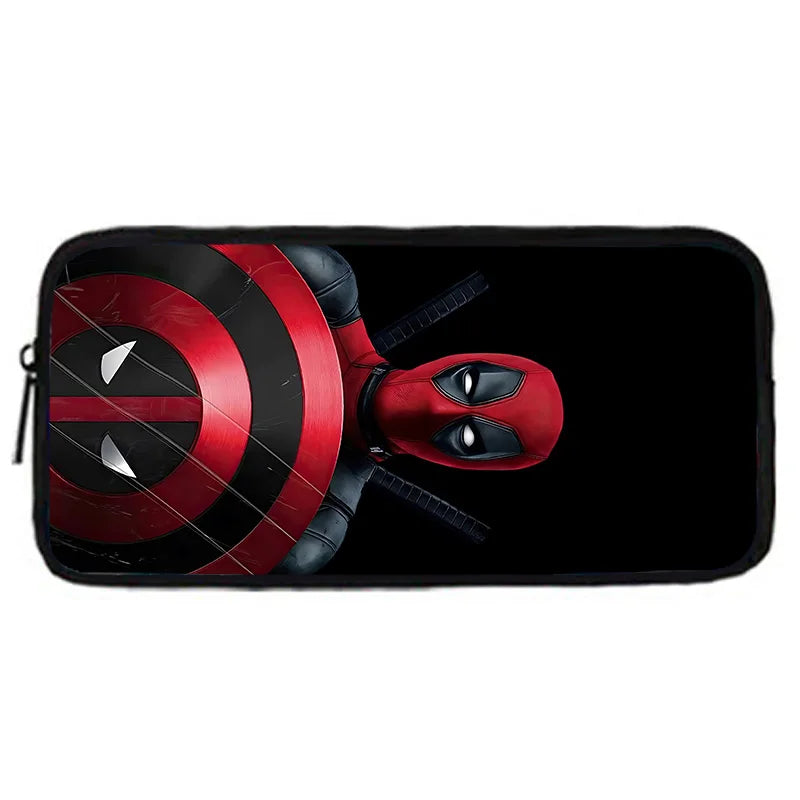 Deadpool Child School Backpack With Shoulder Bag Pencil Bags School Bags for Boys Girls Best Gift