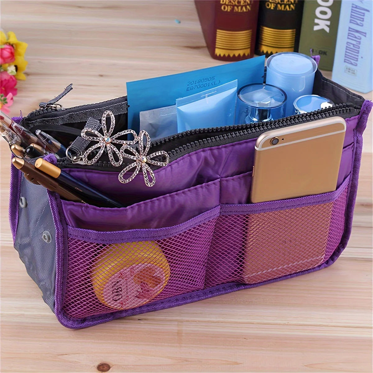 Bi-Fold Makeup Organizer