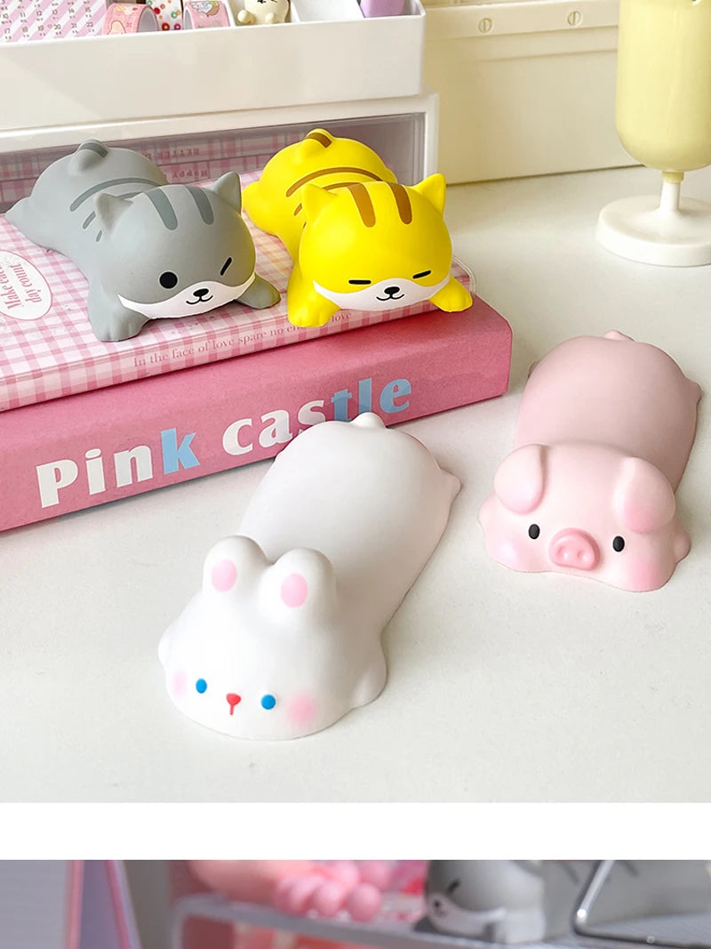Nuevo y bonito soporte de muñeca para ratón, reposabrazos para ordenador portátil, escritorio ergonómico, juguetes Kawaii de aumento lento