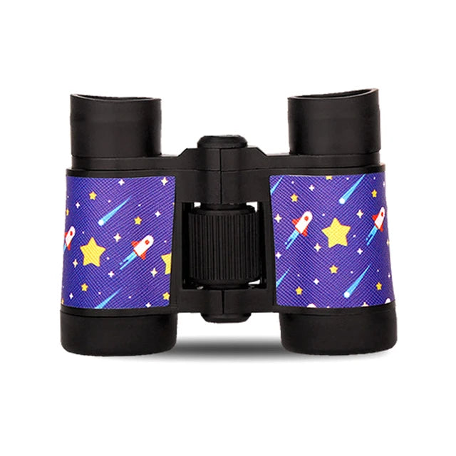 Télescope binoculaire professionnel 4 x 30 mm pour enfants, télescope éducatif et pliable pour l'observation des oiseaux