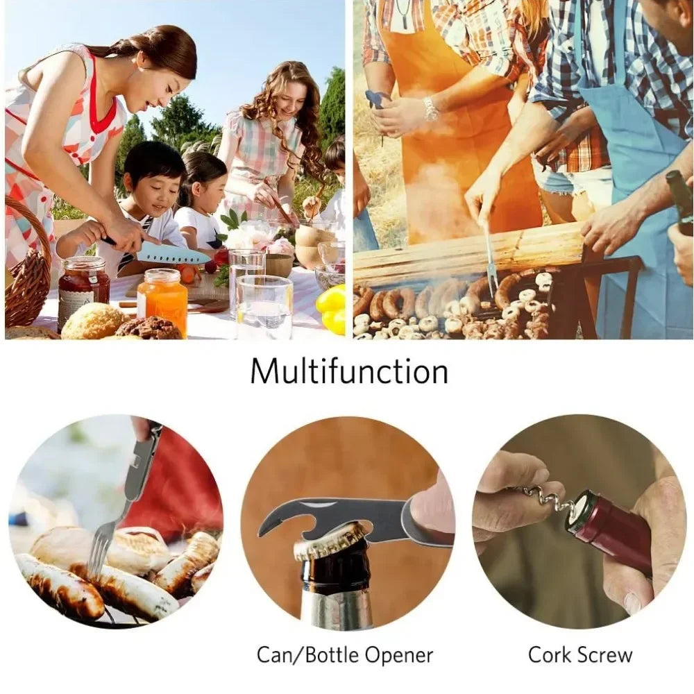 Bærbar utendørs camping kjøkkenutstyr oppbevaringspose piknikutstyr villmarksoverlevelsesutstyr slitesterkt husholdningsartikler isbøtte