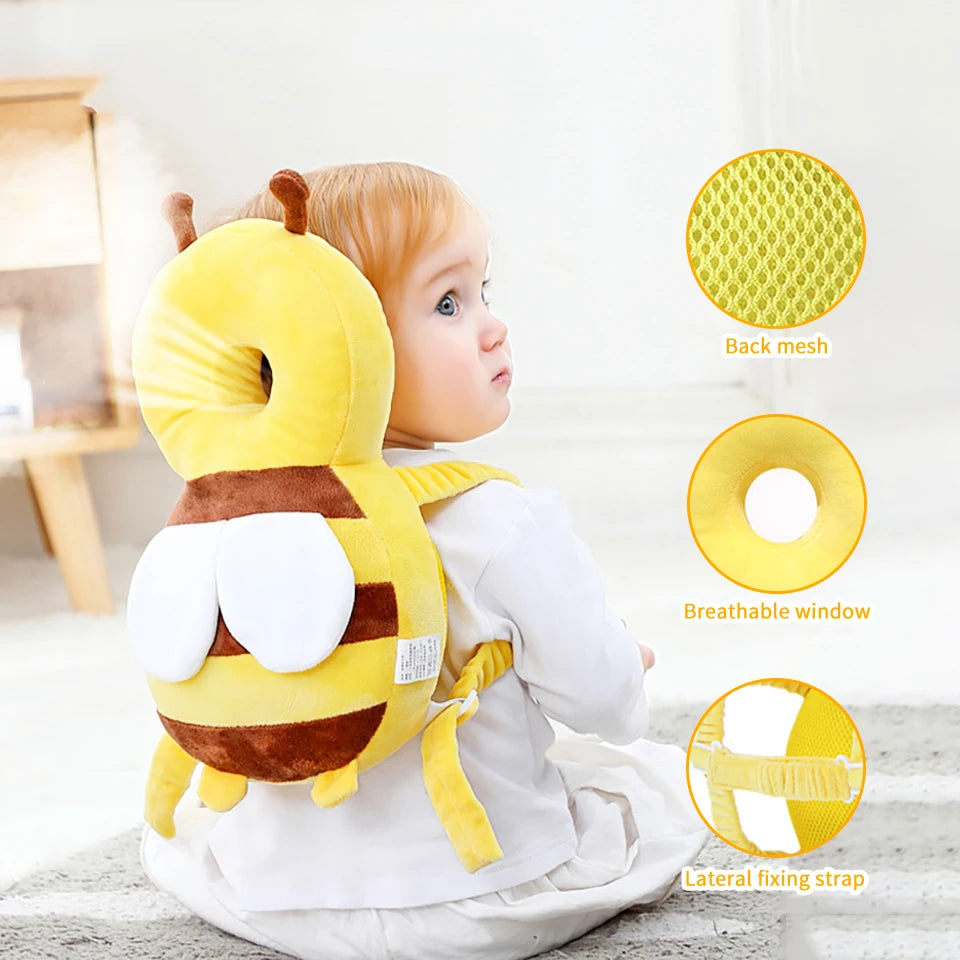 Baby Head Protector Backpack Pillow For Kids Toddler Children Soft PP Cotton Protective Cushion Cartoon Security Pillows Protect