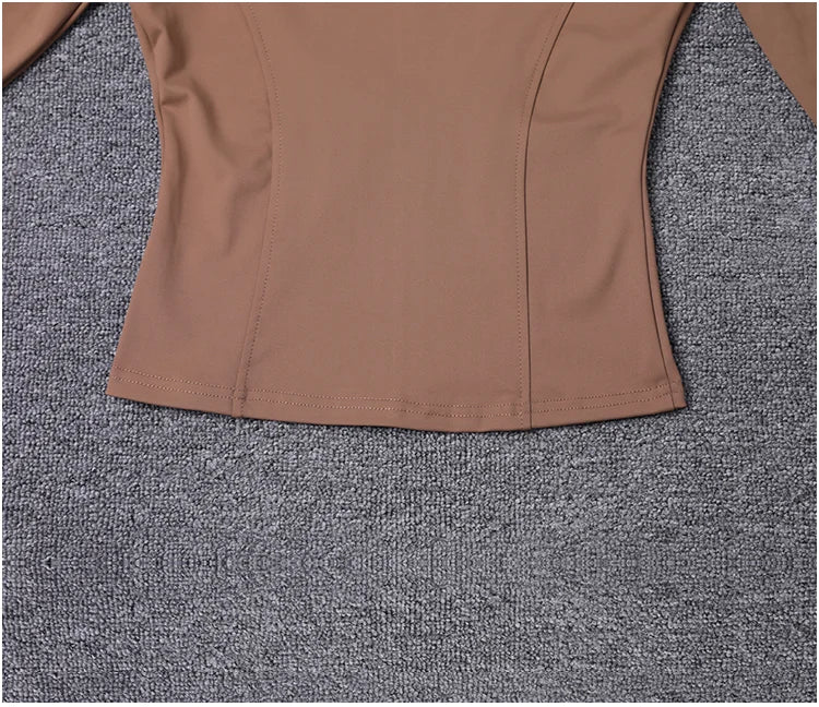 Chaqueta deportiva para mujer, camisa de manga larga, abrigo para hacer ejercicio, ropa de gimnasio, ropa deportiva para yoga