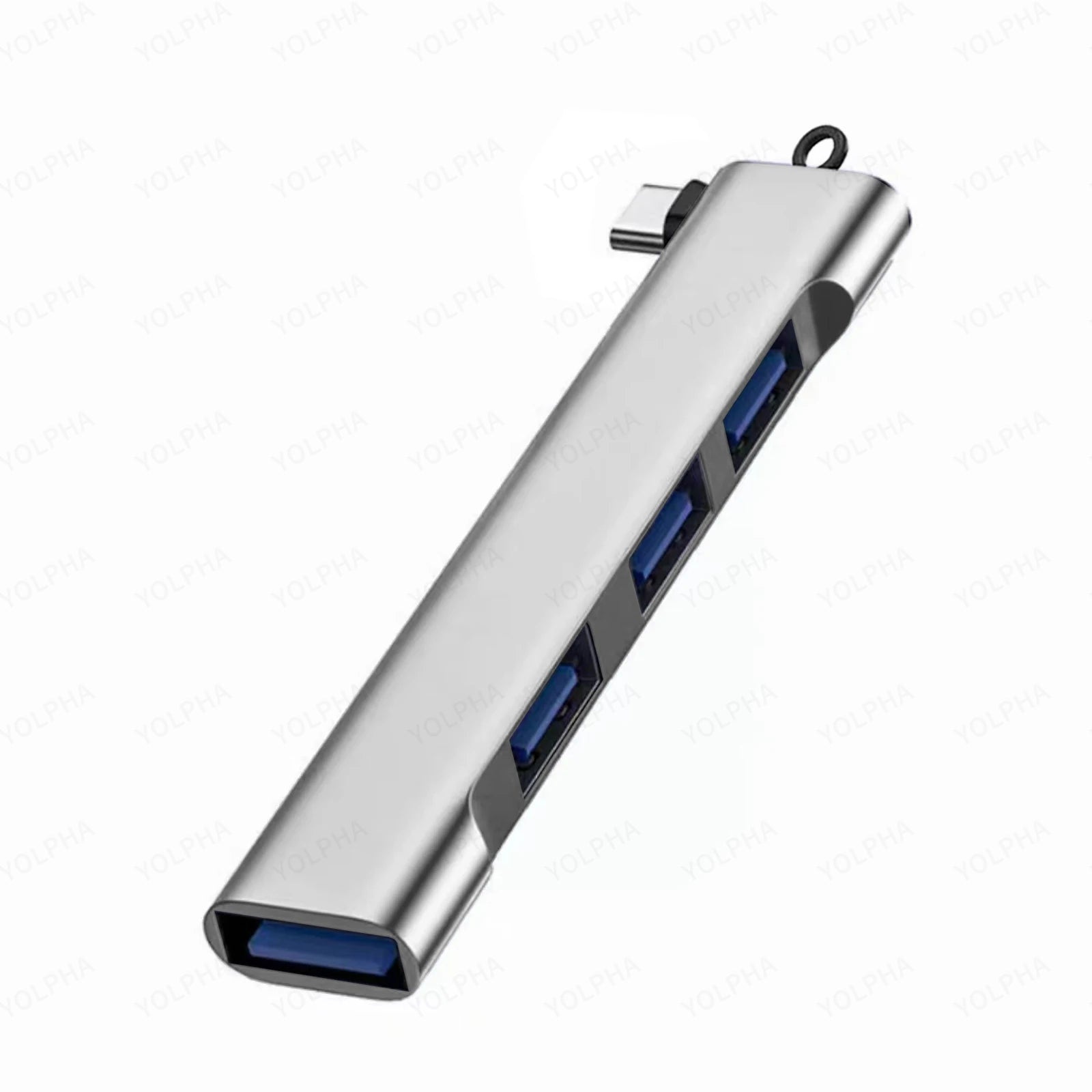 Concentradores de alta velocidad de 4 puertos Divisor USB 3.0 de 4 puertos de alta velocidad MultiHUB Expansión para adaptador de portátil o PC de escritorio