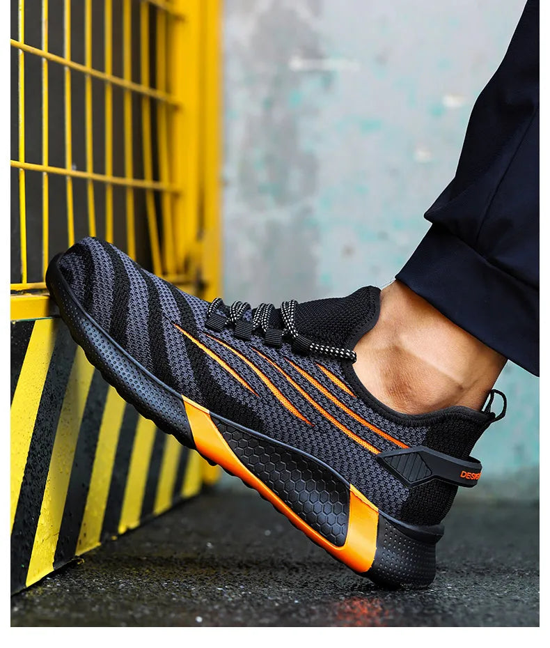 Zapatos de seguridad para hombre, calzado de trabajo antipinchazos, zapatillas de trabajo para hombre, zapatos de trabajo indestructibles, botas para hombre, calzado ligero para hombre, botas de seguridad