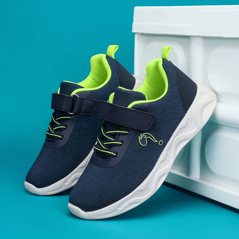Zapatillas deportivas para niños, calzado antideslizante para correr, para niños, transpirables, suaves, informales para la escuela, calzado clásico de moda para caminar