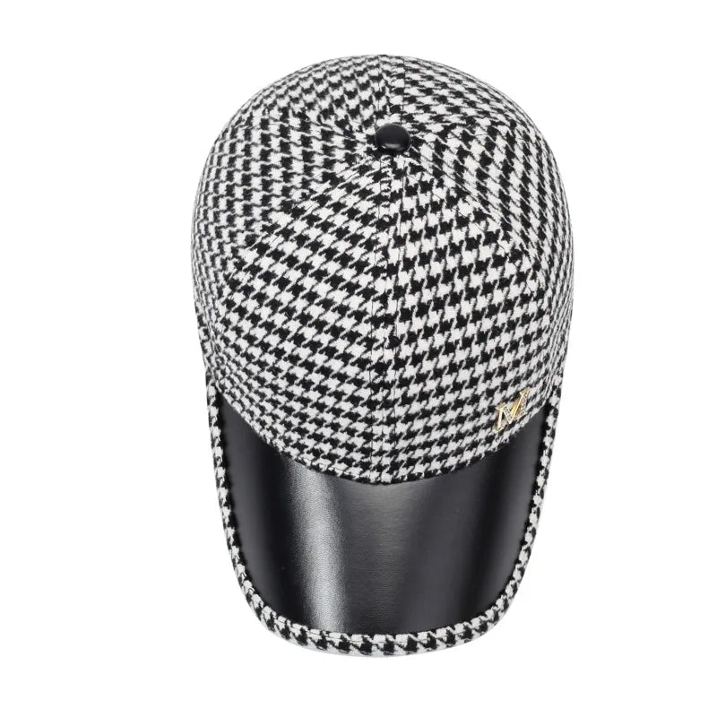 Houndstooth Baseball Cap