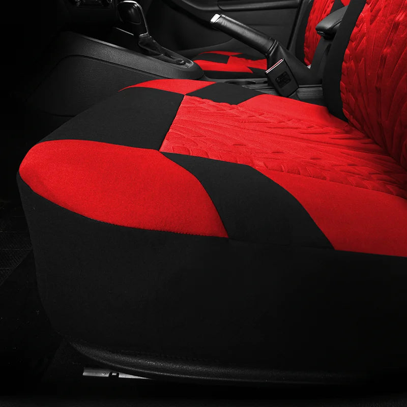 Lot de 2 housses de siège avant hautes universelles pour la plupart des voitures. Protection de siège sport pour Peugeot 107, Camaro 1983, Twingo 3.