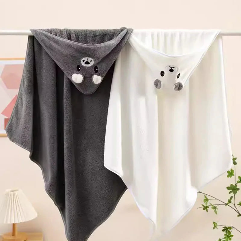Linda Toalla de Baño para Bebé, Suave y Absorbente, Envoltura para Recién Nacidos, Mantas para Bebés Niñas y Niños